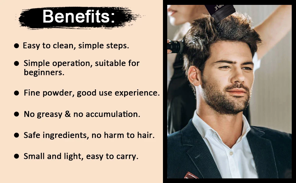 GOIPLE Professional Hair Building Fibers Powder Waterproof Long Lasting Unisex Natural Thickening Hair Anti-loss Fiber Products