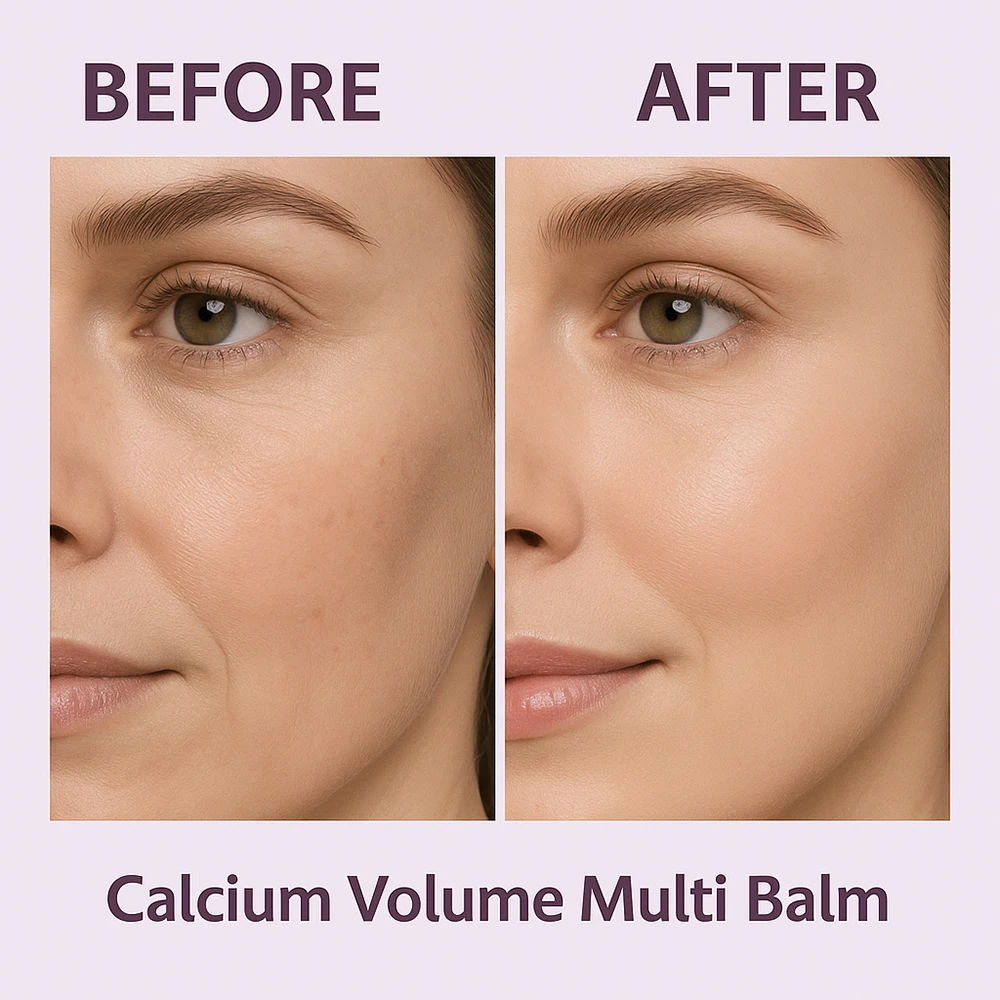 Calcium Volume Multi Balm for Smoothing Fine Lines Firms and Lifts Eye Skin Stick for Unisex Brightens& Moisturizes Skin