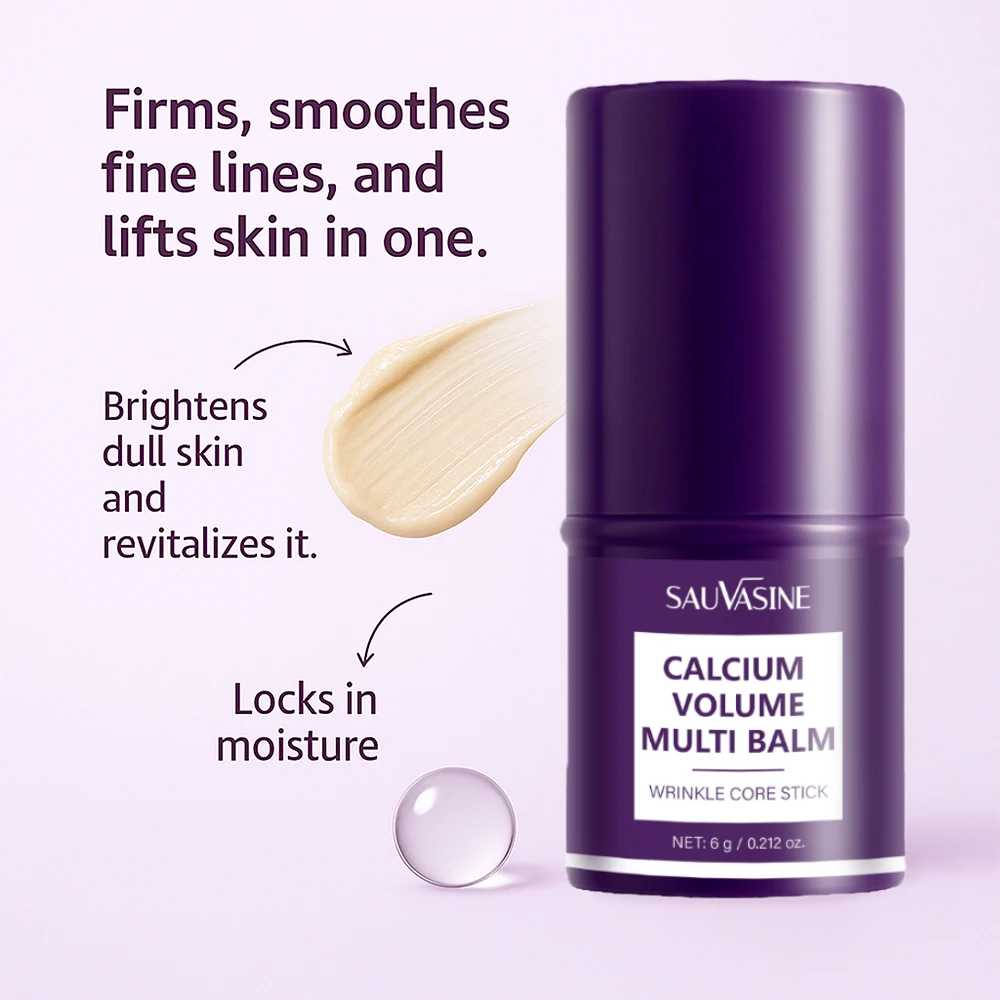 Calcium Volume Multi Balm for Smoothing Fine Lines Firms and Lifts Eye Skin Stick for Unisex Brightens& Moisturizes Skin