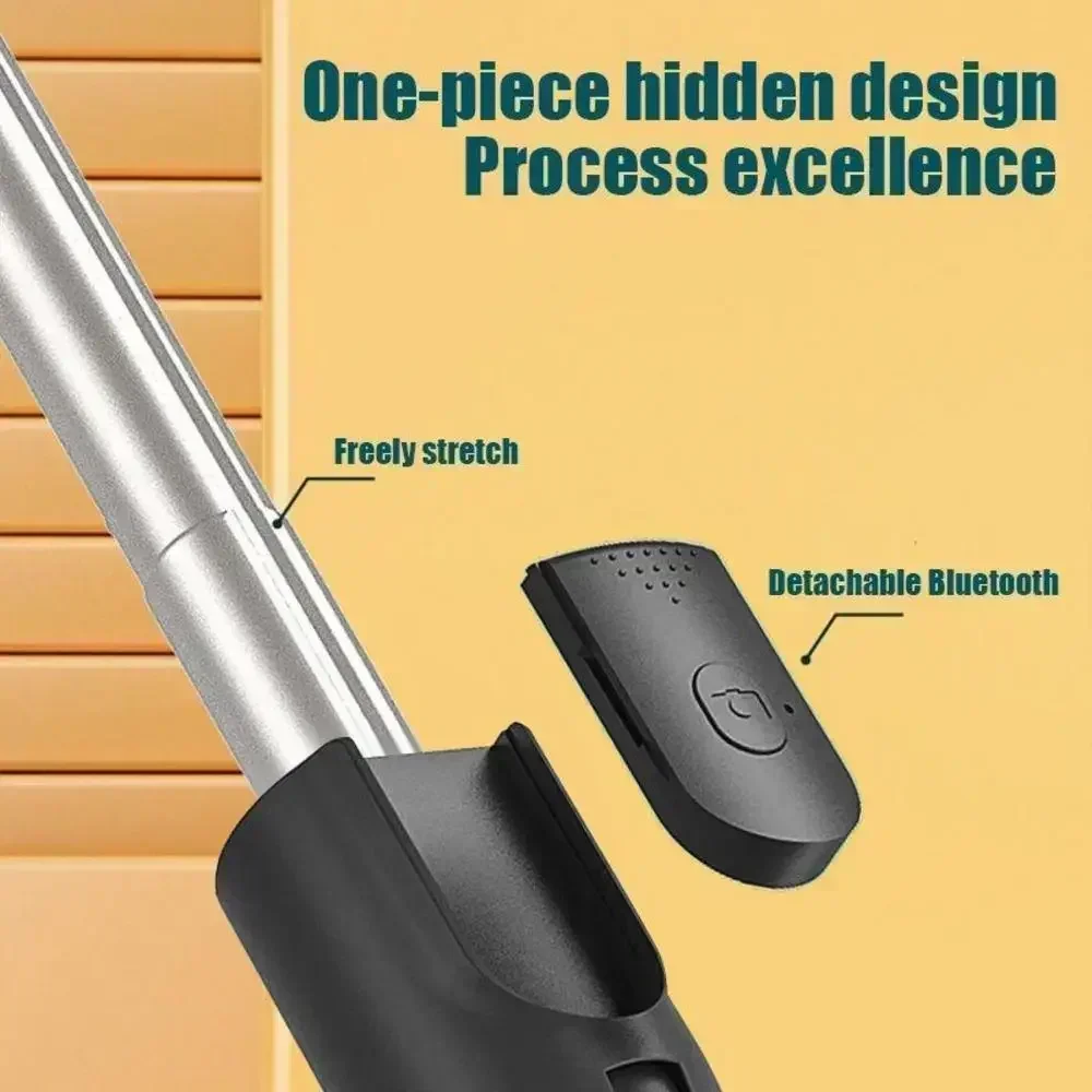 360 Rotation Selfie Stick Tripod Toneof Multi Mode Retractable Camera Pole Mini Cell Phone Selfie Artifact Material