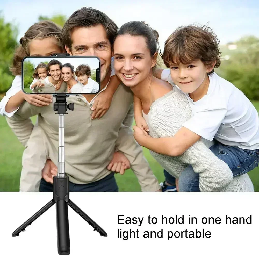 360 Rotation Selfie Stick Tripod Toneof Multi Mode Retractable Camera Pole Mini Cell Phone Selfie Artifact Material