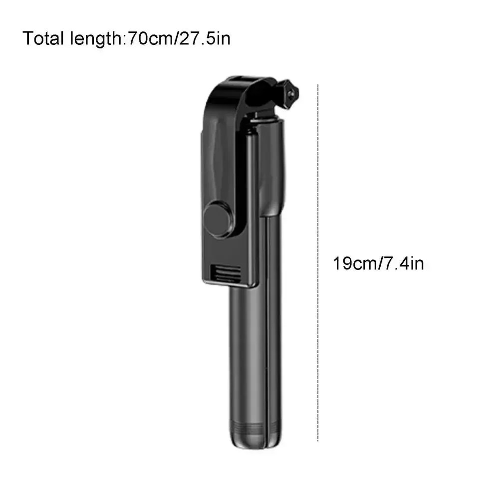 360 Rotation Selfie Stick Tripod Toneof Multi Mode Retractable Camera Pole Mini Cell Phone Selfie Artifact Material