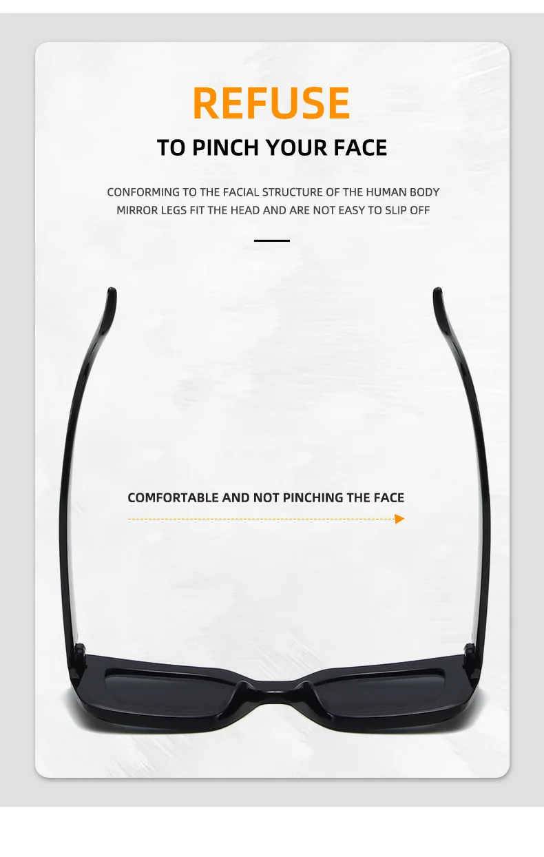 New Vintage Sunglasses Women Men Square Big Frame Sun Glasses Female Brand Designer Retro Shades Fashion Cat Eye Sunglasses