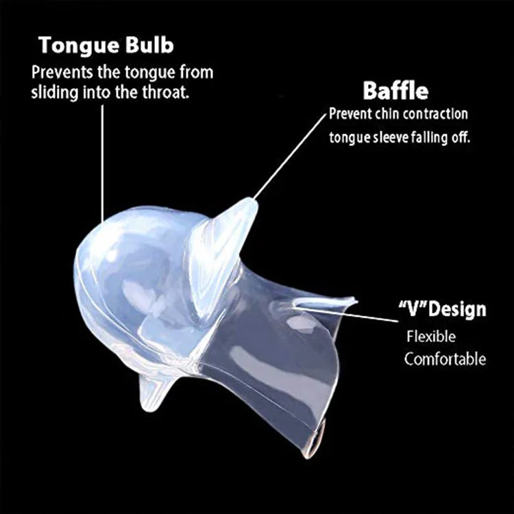 1Pcs Silicone Anti Snoring Tongue Anti-snoring Mouthpiece Braces Sleep Apnea Aid Stop Snore Anti Snore Secure Sleep Gear