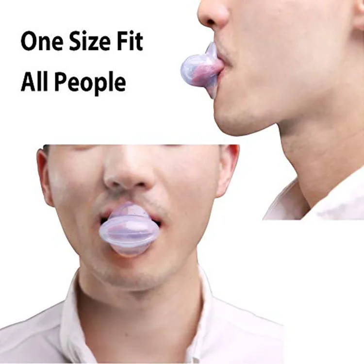1Pcs Silicone Anti Snoring Tongue Anti-snoring Mouthpiece Braces Sleep Apnea Aid Stop Snore Anti Snore Secure Sleep Gear