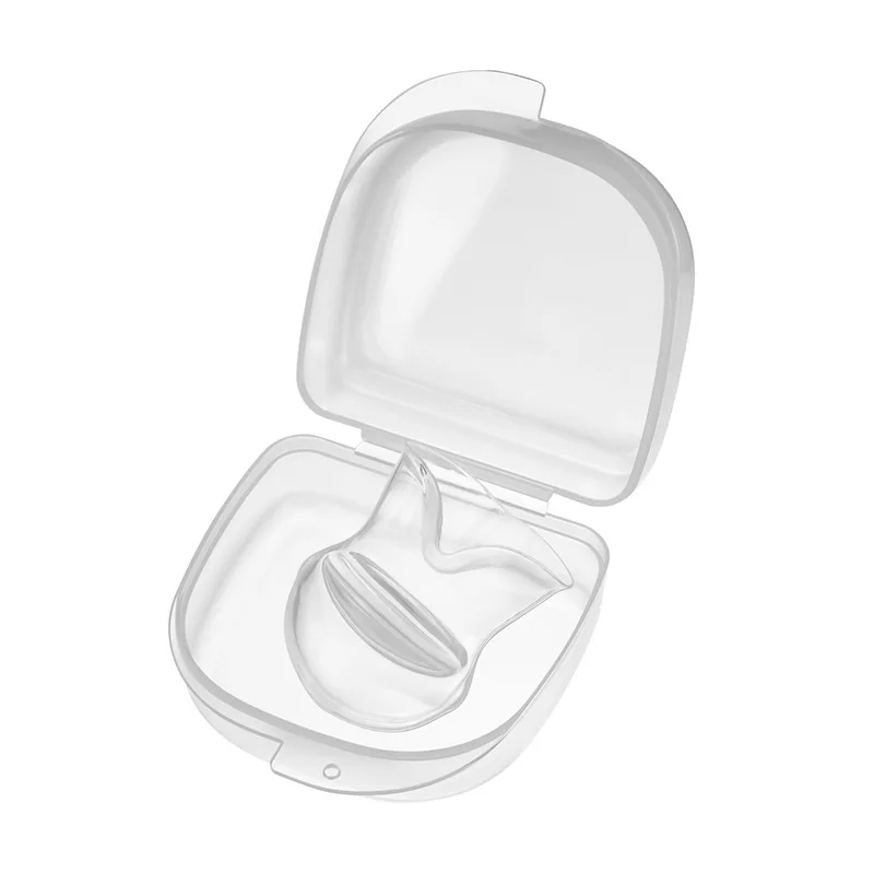 1Pcs Silicone Anti Snoring Tongue Anti-snoring Mouthpiece Braces Sleep Apnea Aid Stop Snore Anti Snore Secure Sleep Gear