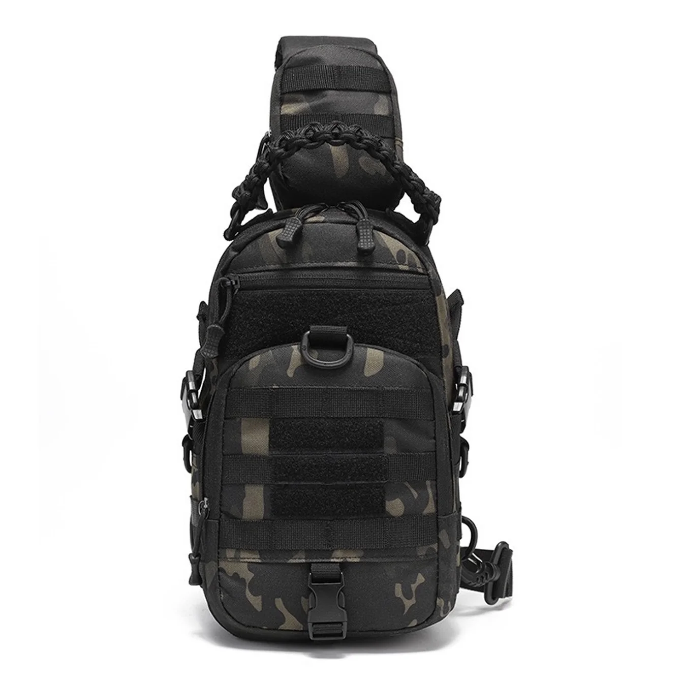 Multi functional outdoor chest bag, sports cycling, hiking, portable and wear-resistant crossbody bag