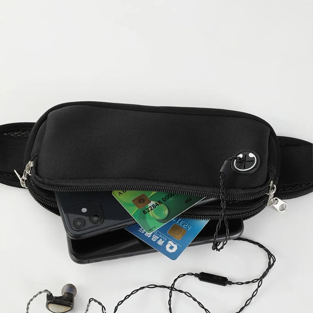 Running Belt Waist Bag Sports Fanny Pack Women Men Phone Pouch Gym Banana Bags Run Accessories