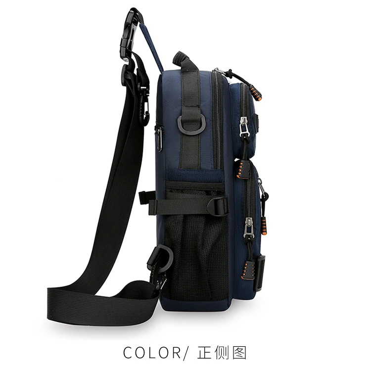 Fashion Men's Waist Packs Chest Bag High Quality Oxford Crossbody Bags For Men Fashion Casual Men Bag Handbag Male Chest Pack