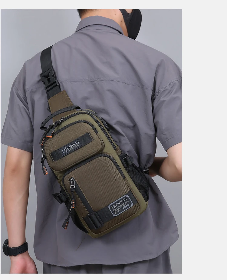 Fashion Men's Waist Packs Chest Bag High Quality Oxford Crossbody Bags For Men Fashion Casual Men Bag Handbag Male Chest Pack
