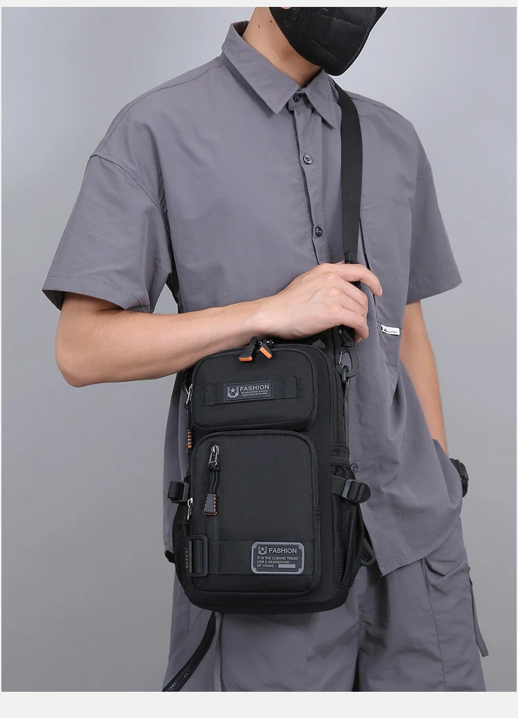 Fashion Men's Waist Packs Chest Bag High Quality Oxford Crossbody Bags For Men Fashion Casual Men Bag Handbag Male Chest Pack