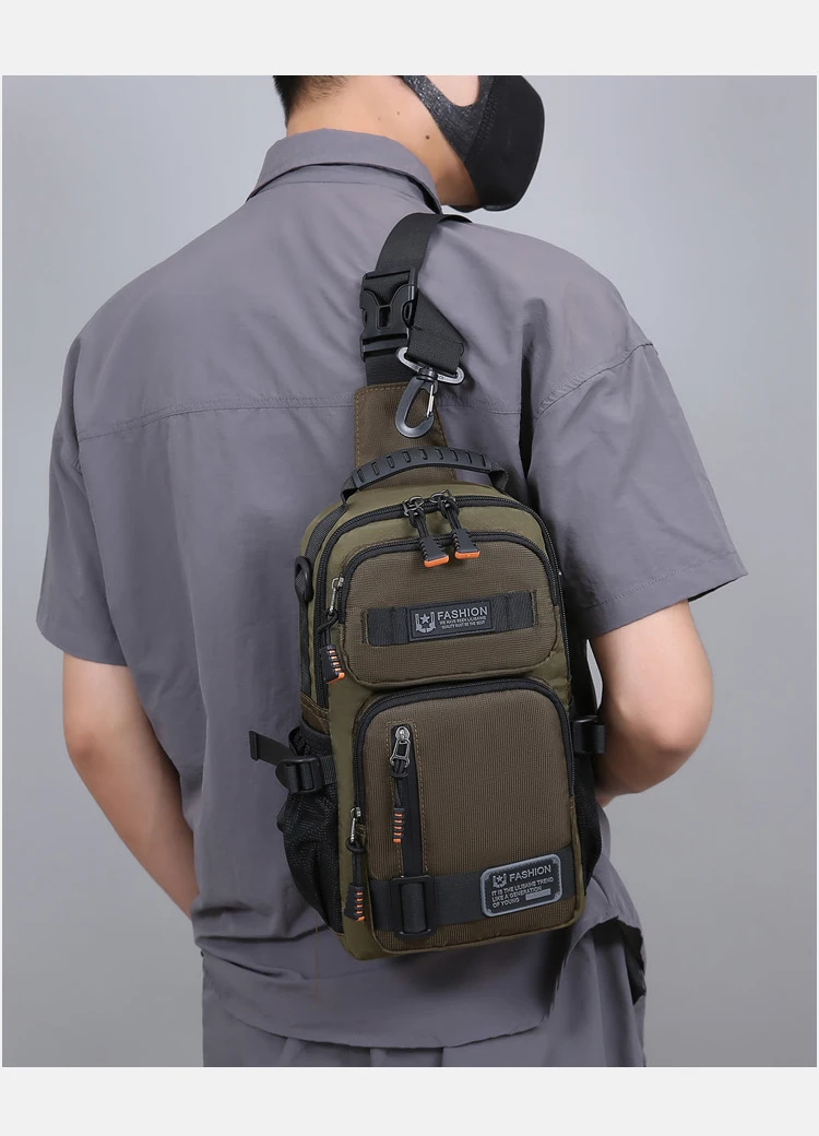 Fashion Men's Waist Packs Chest Bag High Quality Oxford Crossbody Bags For Men Fashion Casual Men Bag Handbag Male Chest Pack