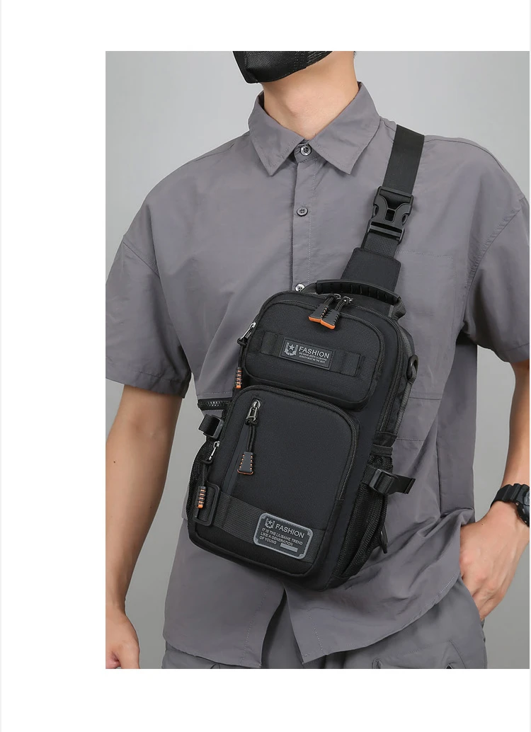 Fashion Men's Waist Packs Chest Bag High Quality Oxford Crossbody Bags For Men Fashion Casual Men Bag Handbag Male Chest Pack