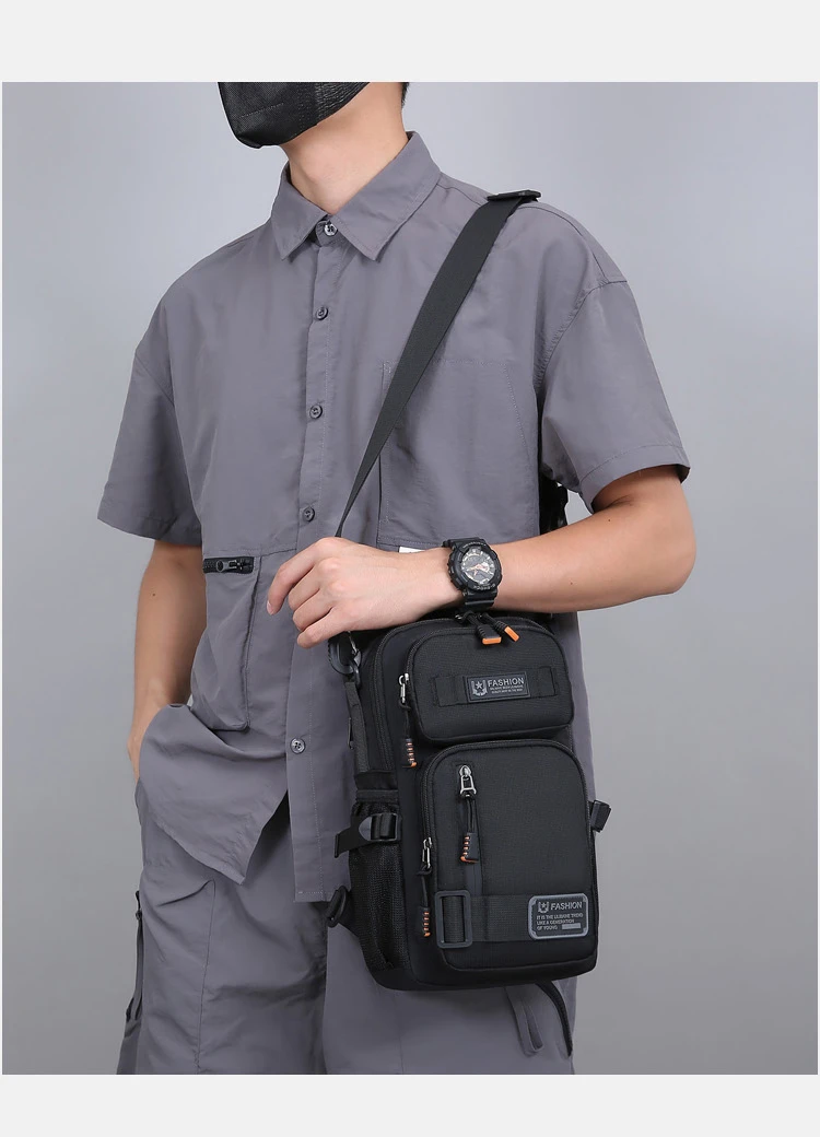 Fashion Men's Waist Packs Chest Bag High Quality Oxford Crossbody Bags For Men Fashion Casual Men Bag Handbag Male Chest Pack