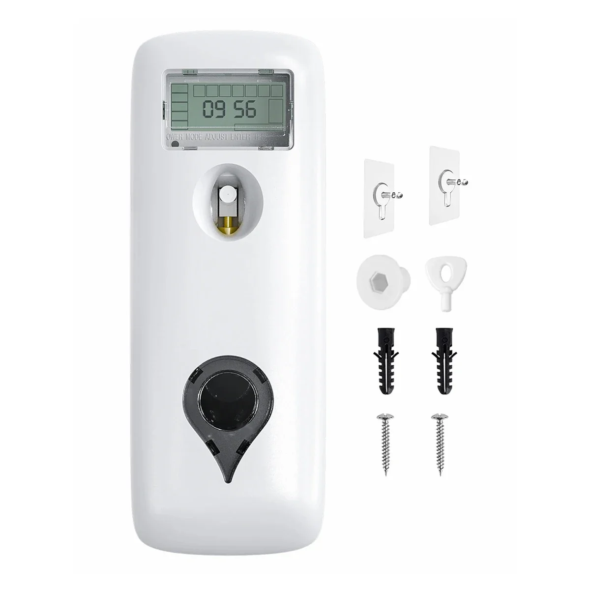 Liquid Air Freshener Dispenser Wall Mounted Automatic Fragrance Perfume Spray Room Toilet Odor Eliminator LCD Programmable 300ML
