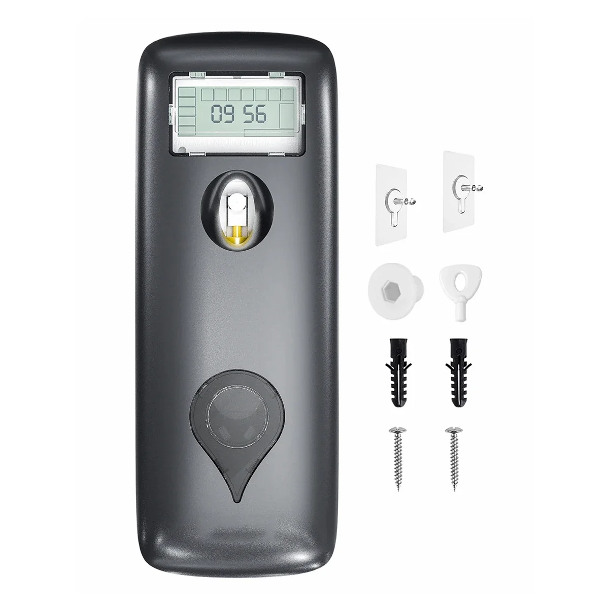 Liquid Air Freshener Dispenser Wall Mounted Automatic Fragrance Perfume Spray Room Toilet Odor Eliminator LCD Programmable 300ML