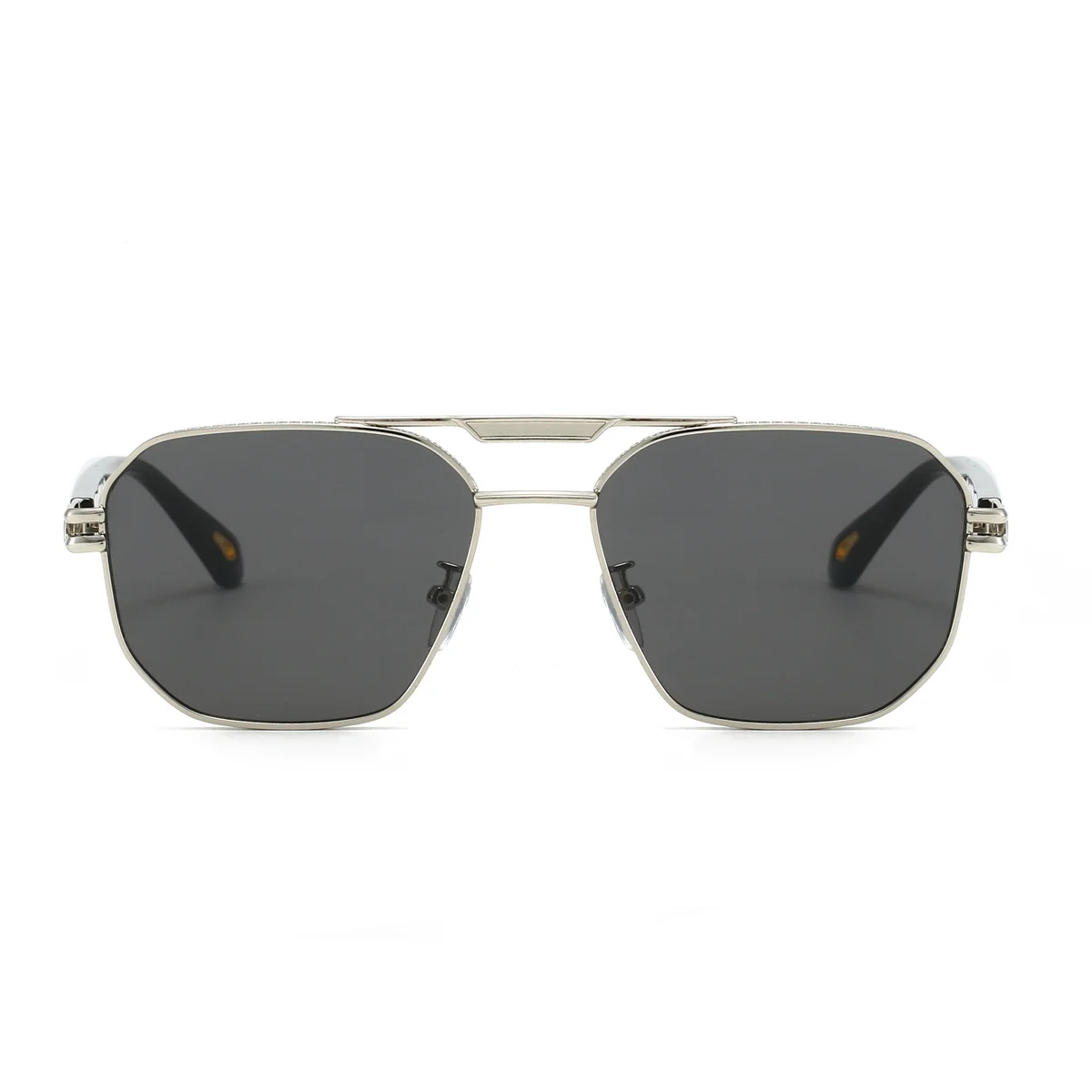 KAMMPT Vintage Square Sunglasses Men New Classic Double Bridge Gradient Shades Trendy Retro Brand Designer Outdoor Sun Glasses