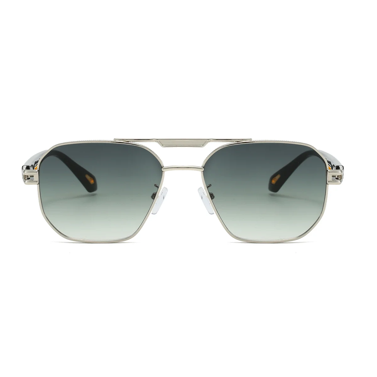 KAMMPT Vintage Square Sunglasses Men New Classic Double Bridge Gradient Shades Trendy Retro Brand Designer Outdoor Sun Glasses