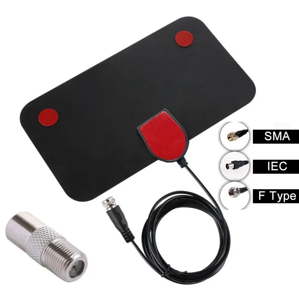 Portable HD TV Antenna Digital HD Aerial 30DBI HD Digital TV Antenna with Amplifier DVB-T2 Quick Response Indoor Outdoor Antenna