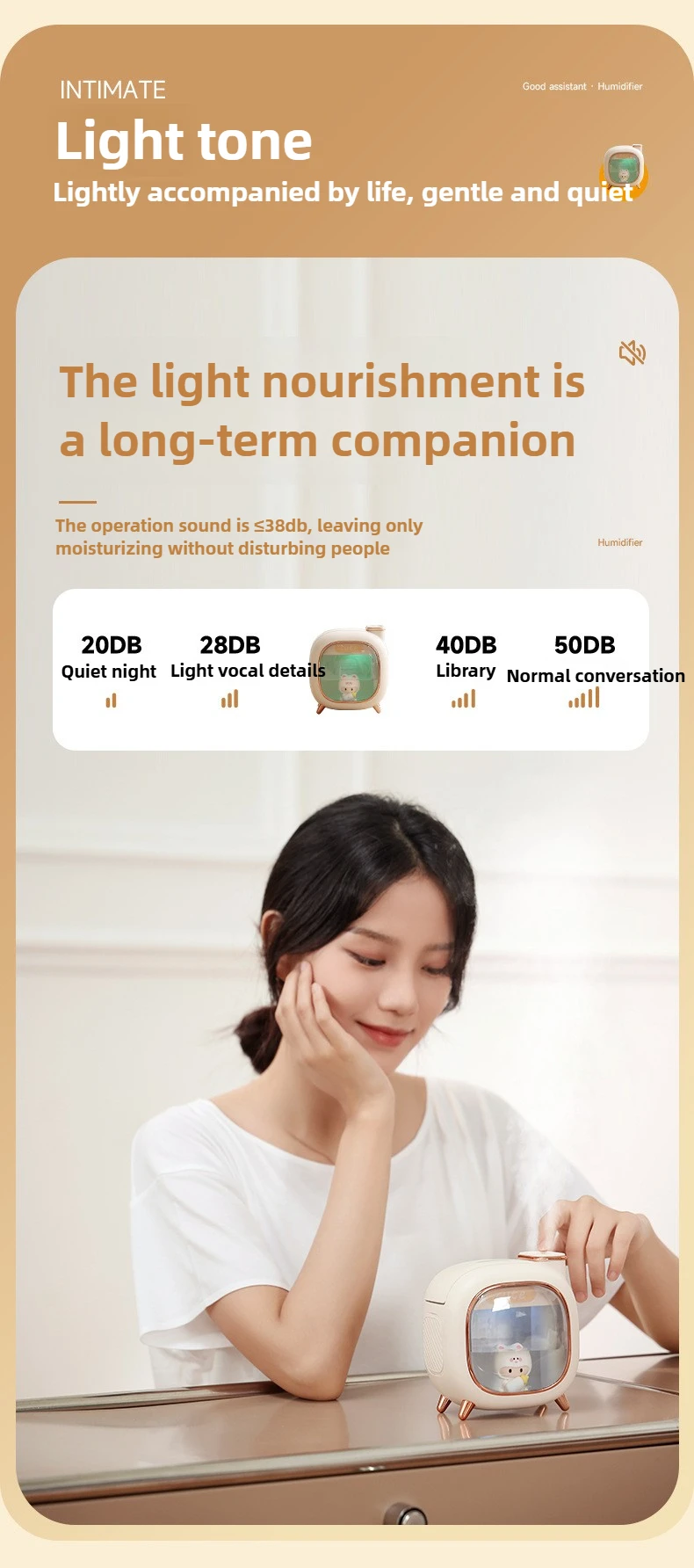 Cartoon Dolls Ultrasonic Air Humidifier 500ML Large Capacity Aroma Essential Oil Diffuser USB Colourful Breathing Night Lights