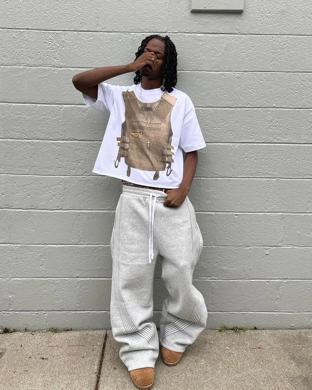 Casual Grey Embroidered Trousers Y2k Running Lace Chandelier Trousers Functional Tactics Camouflage for Men and Women
