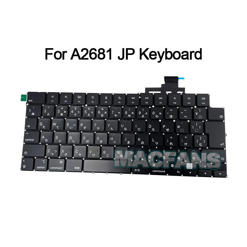 Laptop JP Japanese Keyboard For Macbook A1466 A1534 A1706 A2141 A2442 A2485 A2251 A2289 A2179 A2337 A2338 A2681 A2779 A2780