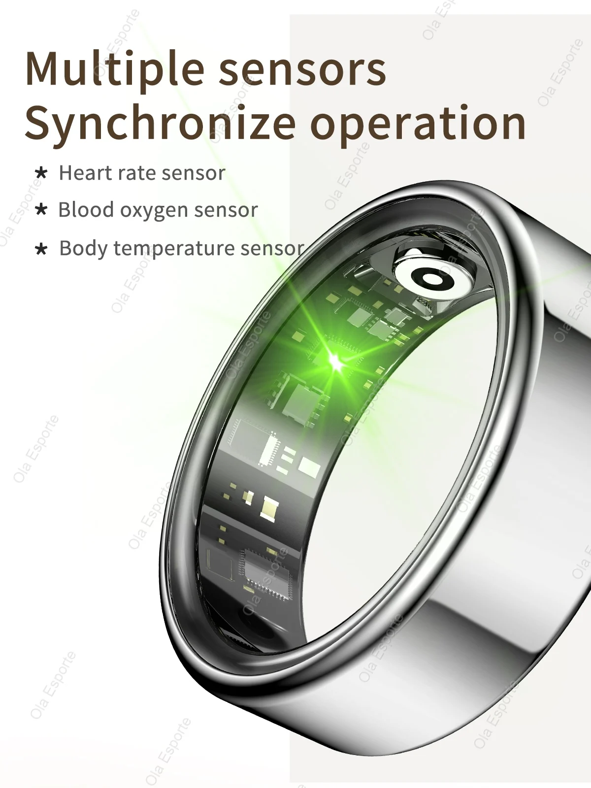 2026 New Smart Ring Men Women, Heart Rate Blood Oxygen and Sleep Monitor Smartring IP68 & 5ATM Waterproof, Multi-sport Ring R11C
