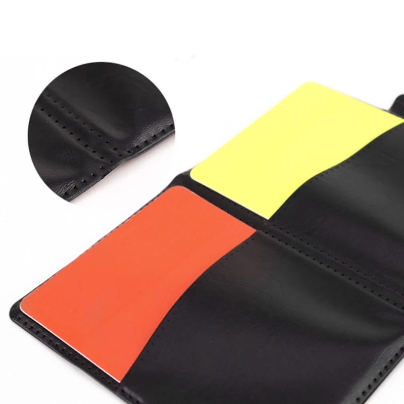 Football Redness Yellow Card Set Sports Football Referee Redness Yellow Card Set Soccer Warning and Ejection Cards Set 24BD