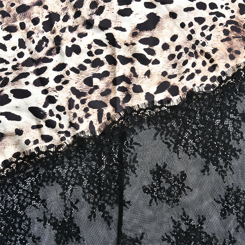 Blifanbo Halter Neck Leopard Print Sexy Maxi Dress Women Elegant Off-shoulder Stain Sleeveless Backless Club Party Long Dress