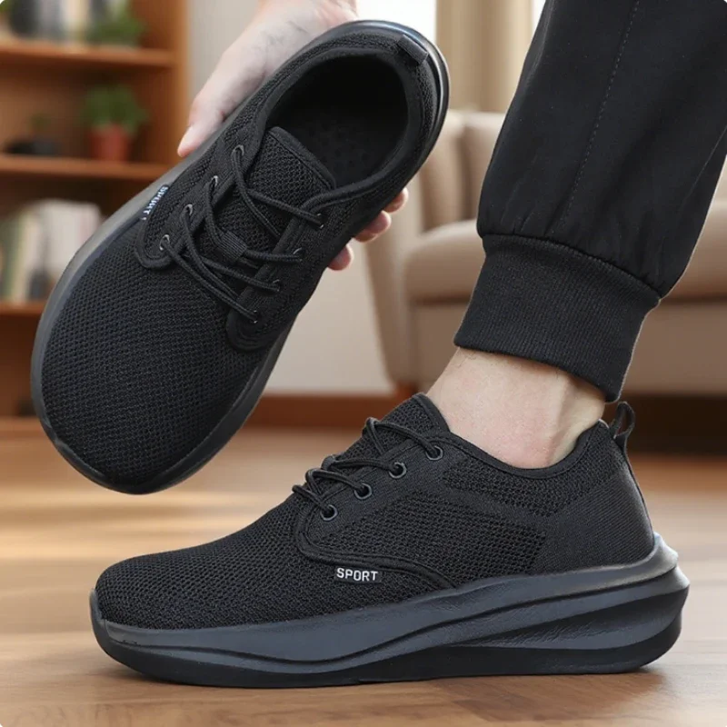 New Men's Casual Wide Barefoot Shoe Unisex Trail Running Non-Slip Minimalist Walking Shoes Fashionable Breathable Men's Sneakers