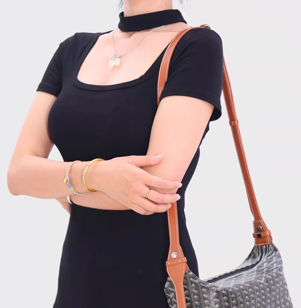 Crossbody Shoulder Strap for Goyard Bowling 25 Toiletry Bag,Extended Handle Strap, Women Handbag Modification Replacement Access