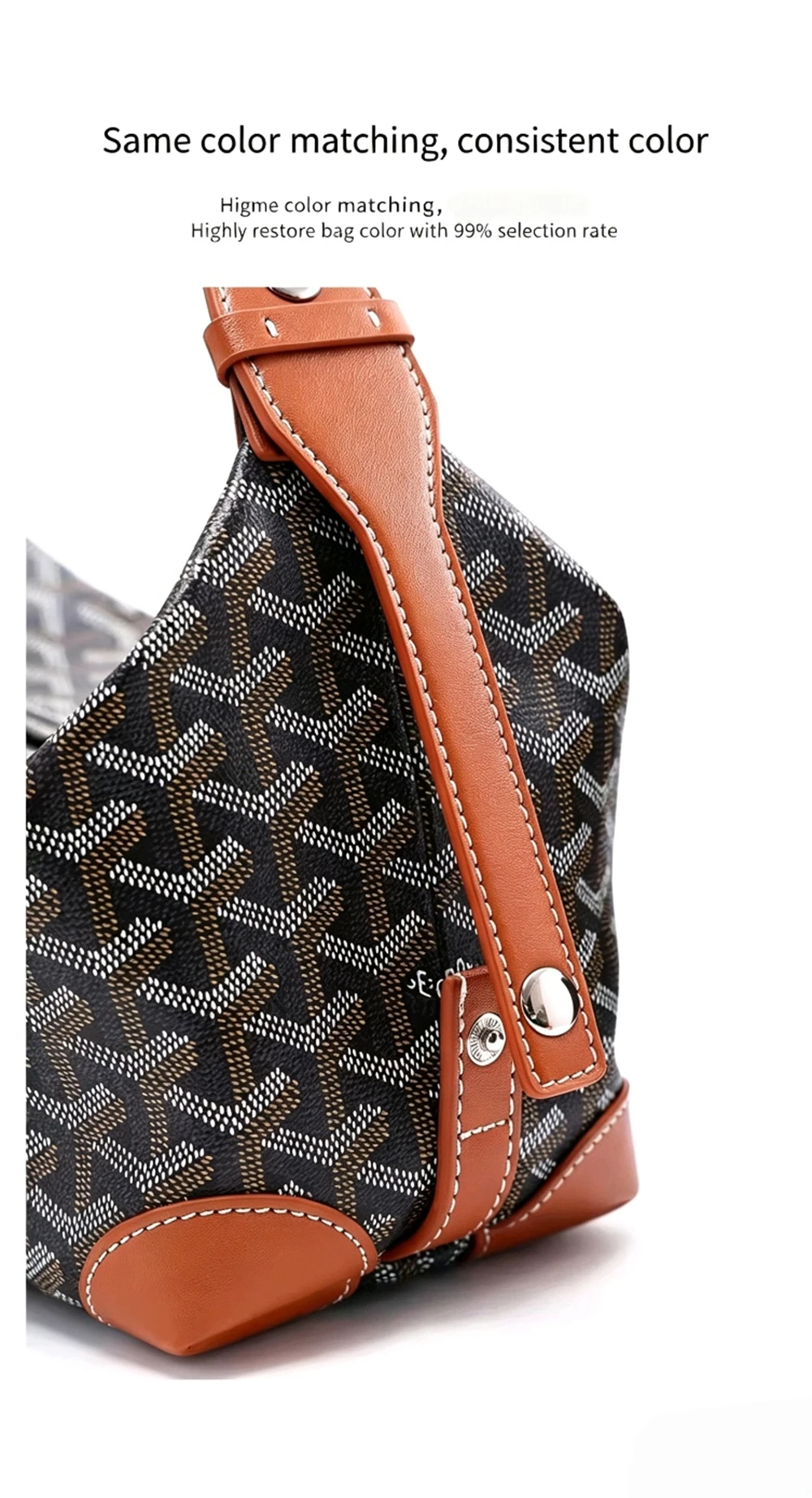 Crossbody Shoulder Strap for Goyard Bowling 25 Toiletry Bag,Extended Handle Strap, Women Handbag Modification Replacement Access