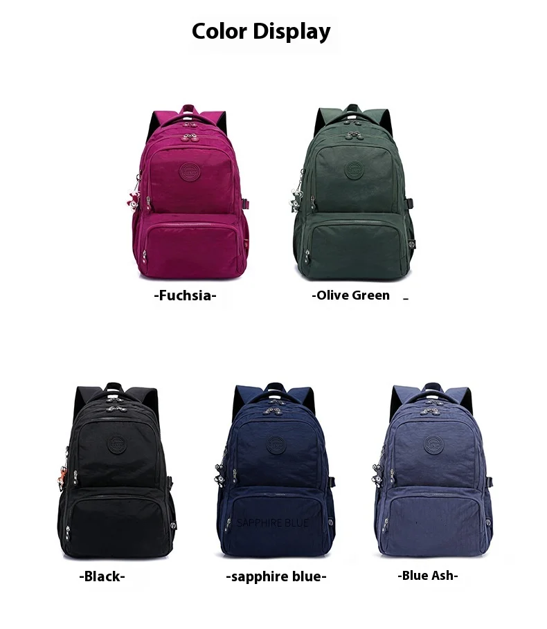 TEGAOTE Men's Backpack Travel Bag Nylon Waterproof Mochila Feminina Bagpack Bolsas School Bags for Teenager Boys Children's
