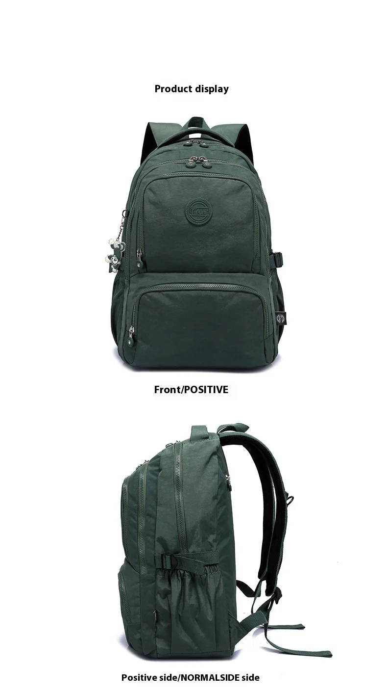 TEGAOTE Men's Backpack Travel Bag Nylon Waterproof Mochila Feminina Bagpack Bolsas School Bags for Teenager Boys Children's