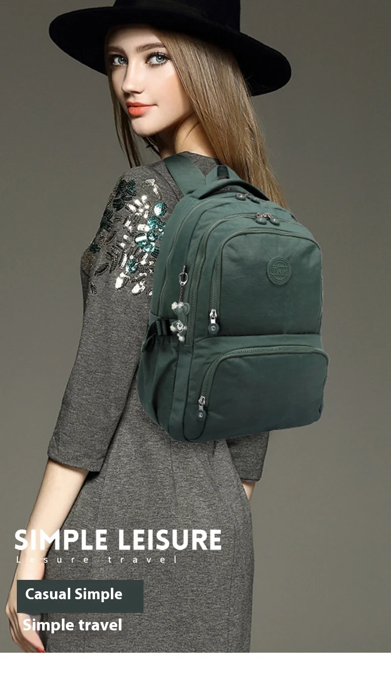TEGAOTE Men's Backpack Travel Bag Nylon Waterproof Mochila Feminina Bagpack Bolsas School Bags for Teenager Boys Children's
