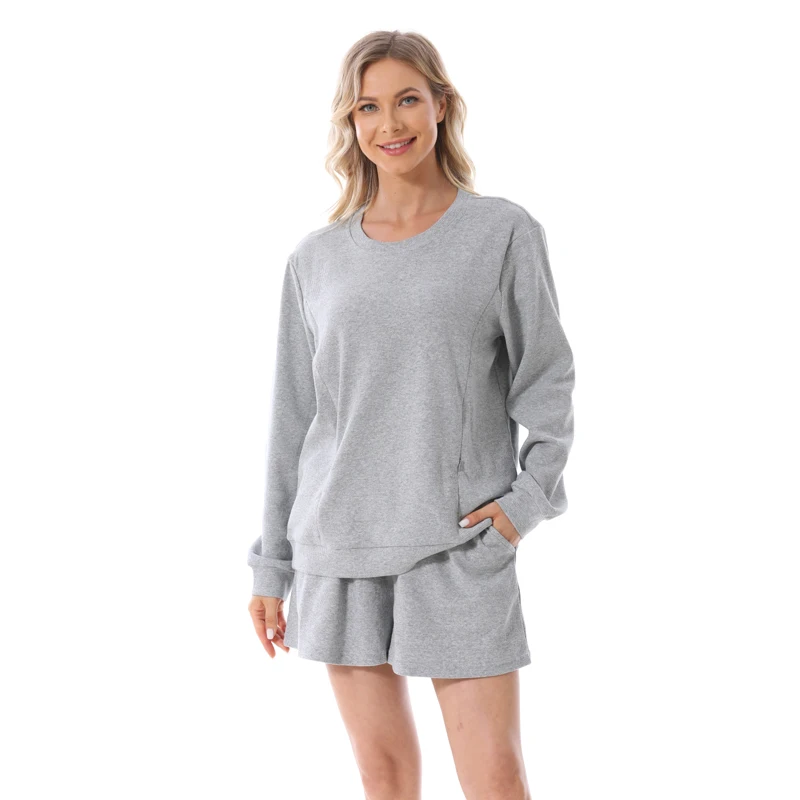 Plus Size Pregnant Women Sweatshirt Long Sleeve Spring Autumn Breastfeeding Clothes Blouse Maternity Clothes Pullover Hoodies