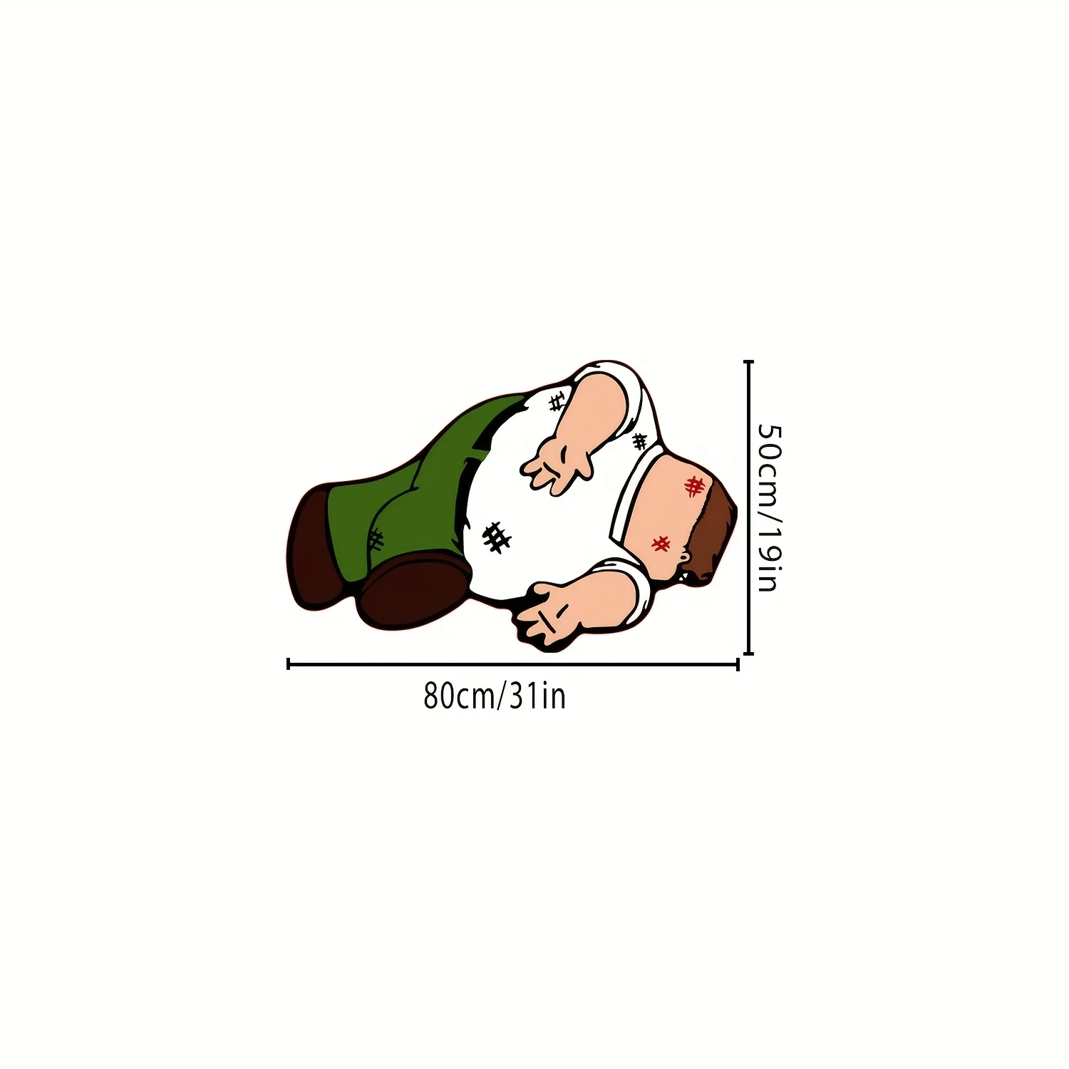 VIKAMA Parody Home Pete Carpet Cartoon Character Living Room Bedroom Carpet Home Living Room Theme Decoration