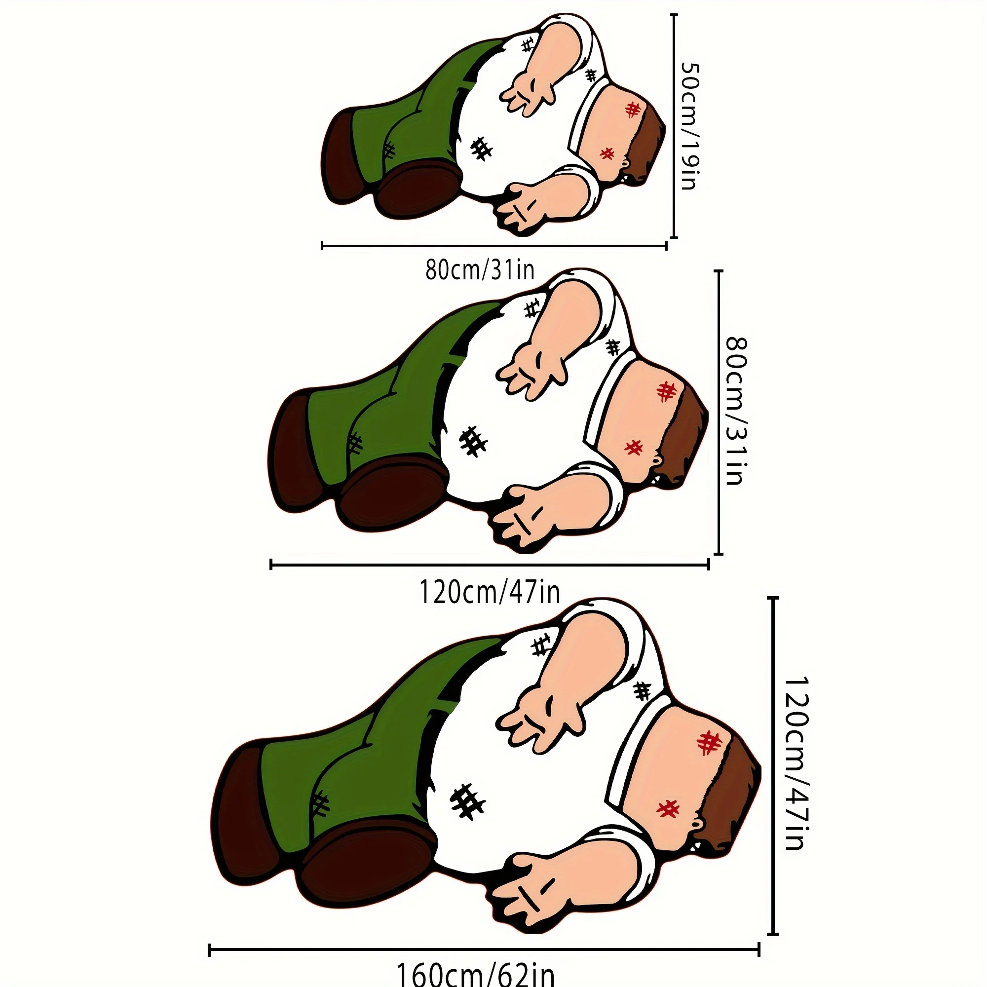 VIKAMA Parody Home Pete Carpet Cartoon Character Living Room Bedroom Carpet Home Living Room Theme Decoration