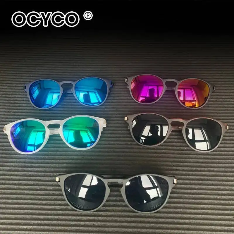 Vintage Pilot Small Frame Round Sunglasses Women Men Luxury Brand Mirror Colors Sun Glasses Trend Outdoors Shades Eyewear UV400