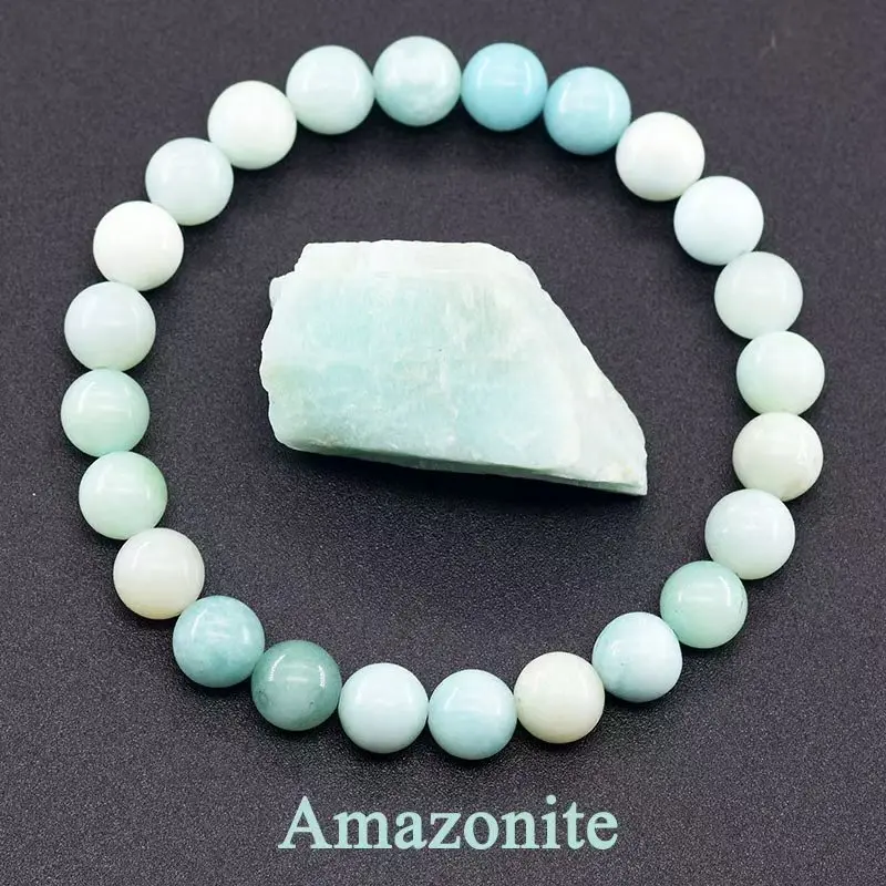 JD Amethyst Bracelet Made of Real Natural Stone Beads Body-Purifying Geniune Amethyst Natural Crystal Bracelet for Women Pulsera