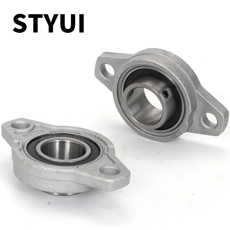 Kp08 Kp000 Kp001 Kp002 KFL08 KFL000 KFL001KFL002Zinc Alloy Diameter 8mm TO 25mm Bore Ball Bearing Pillow Block Mounted Support