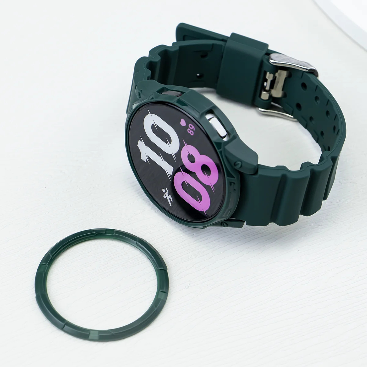 Case+Strap for Samsung Galaxy Watch 6 Classic 43mm 47mm Silicone Band Protective Case Cover for Watch 6 Classic Modification kit