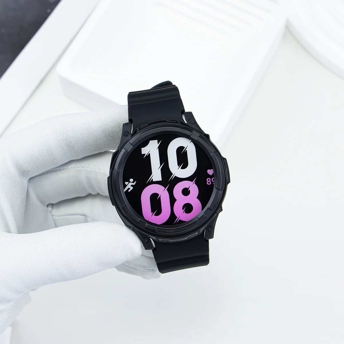 Case+Strap for Samsung Galaxy Watch 6 Classic 43mm 47mm Silicone Band Protective Case Cover for Watch 6 Classic Modification kit