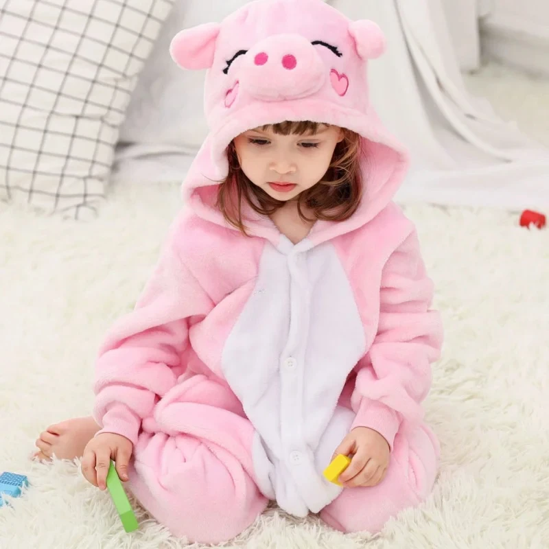 Girls Black Cat Leopard Cat Cosplay Costume Child Anime Pajamas Animal Onesies Kigurumi Christmas Halloween Jumpsuit Party Gift