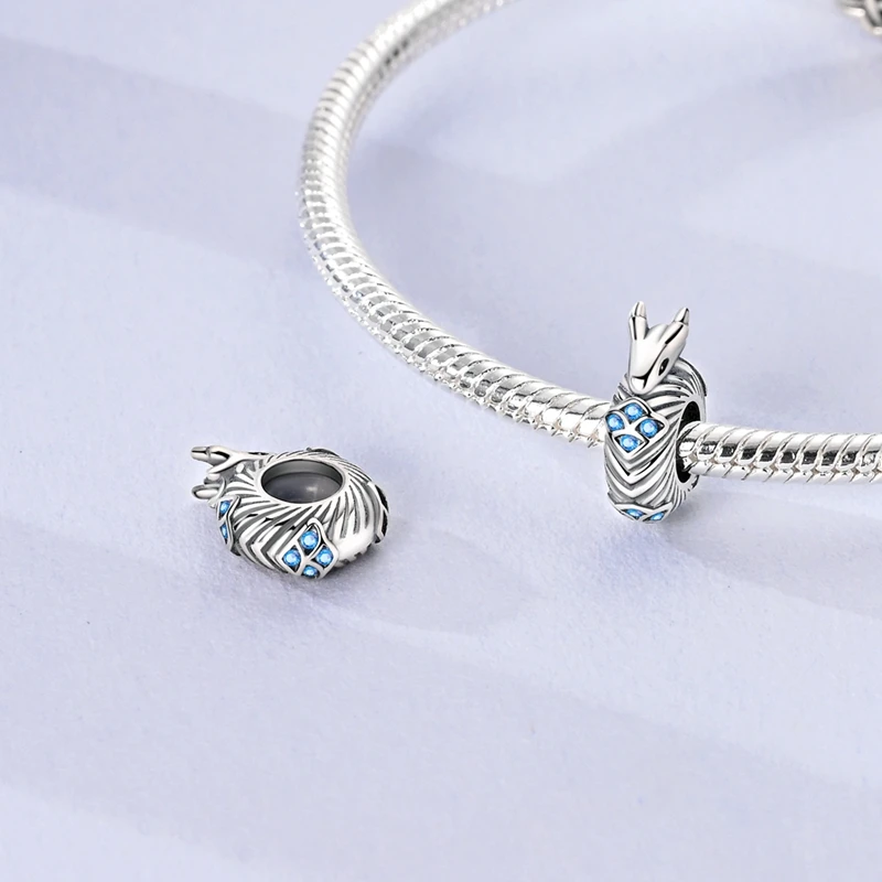 100% 925 Sterling Silver Rainbow Zircon Colorful Butterfly Dragon Shaped Silicone Stopper Charms Beads Fit DIY Bracelets Jewelry