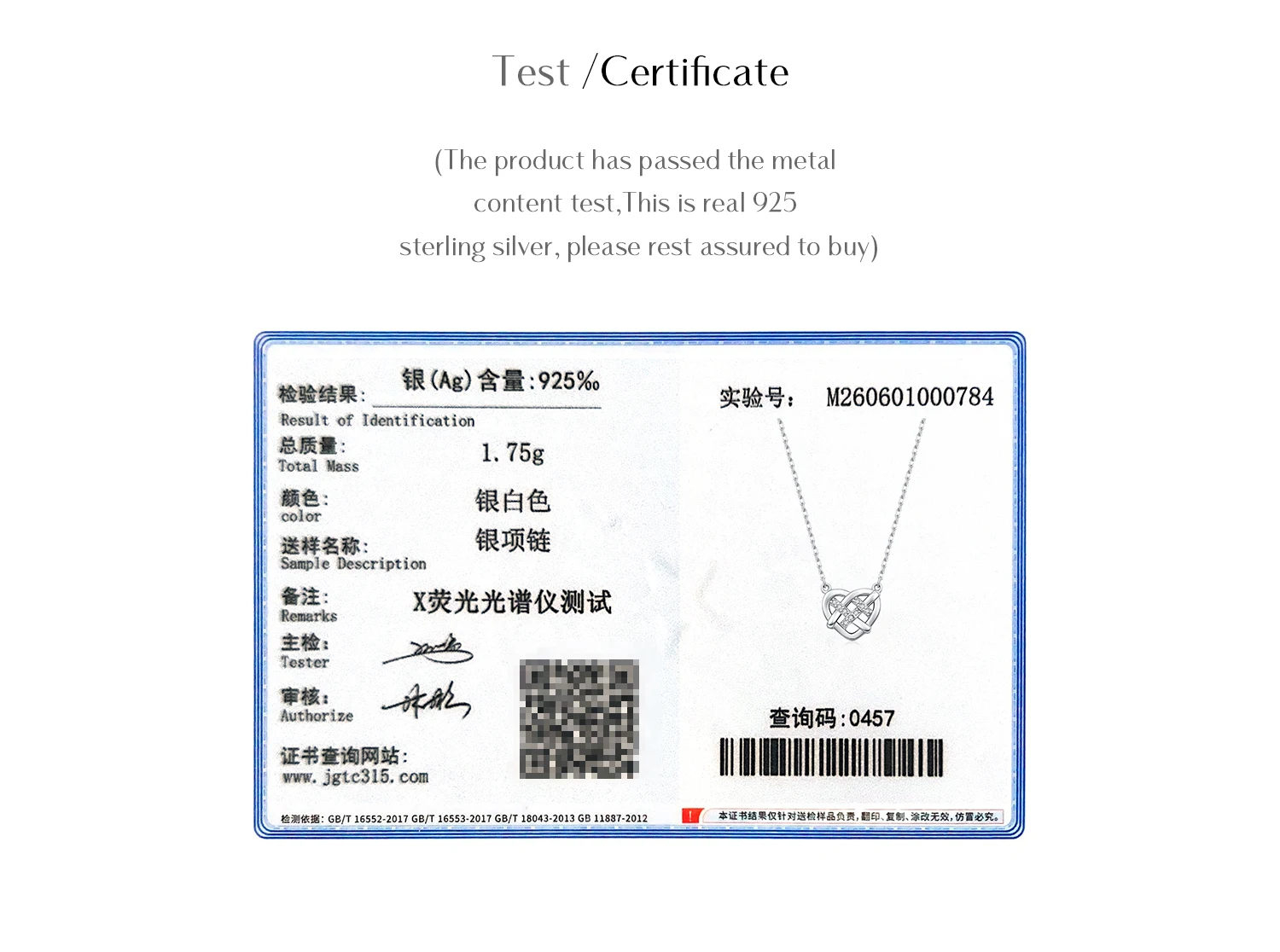 MODIAN Moissanite Necklace 925 Sterling Silver Hollow Woven Love Pendant Necklace Lab Diamond Chain Fine Jewelry For Women Gifts