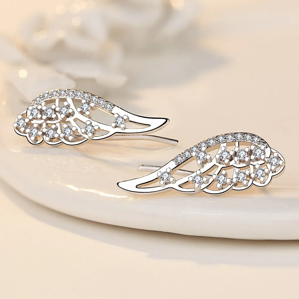 High-quality 925 Sterling Silver Crystal Fashion Circle Hoop Earrings for Woman Wedding Party Gift Street Versatile Jewelry