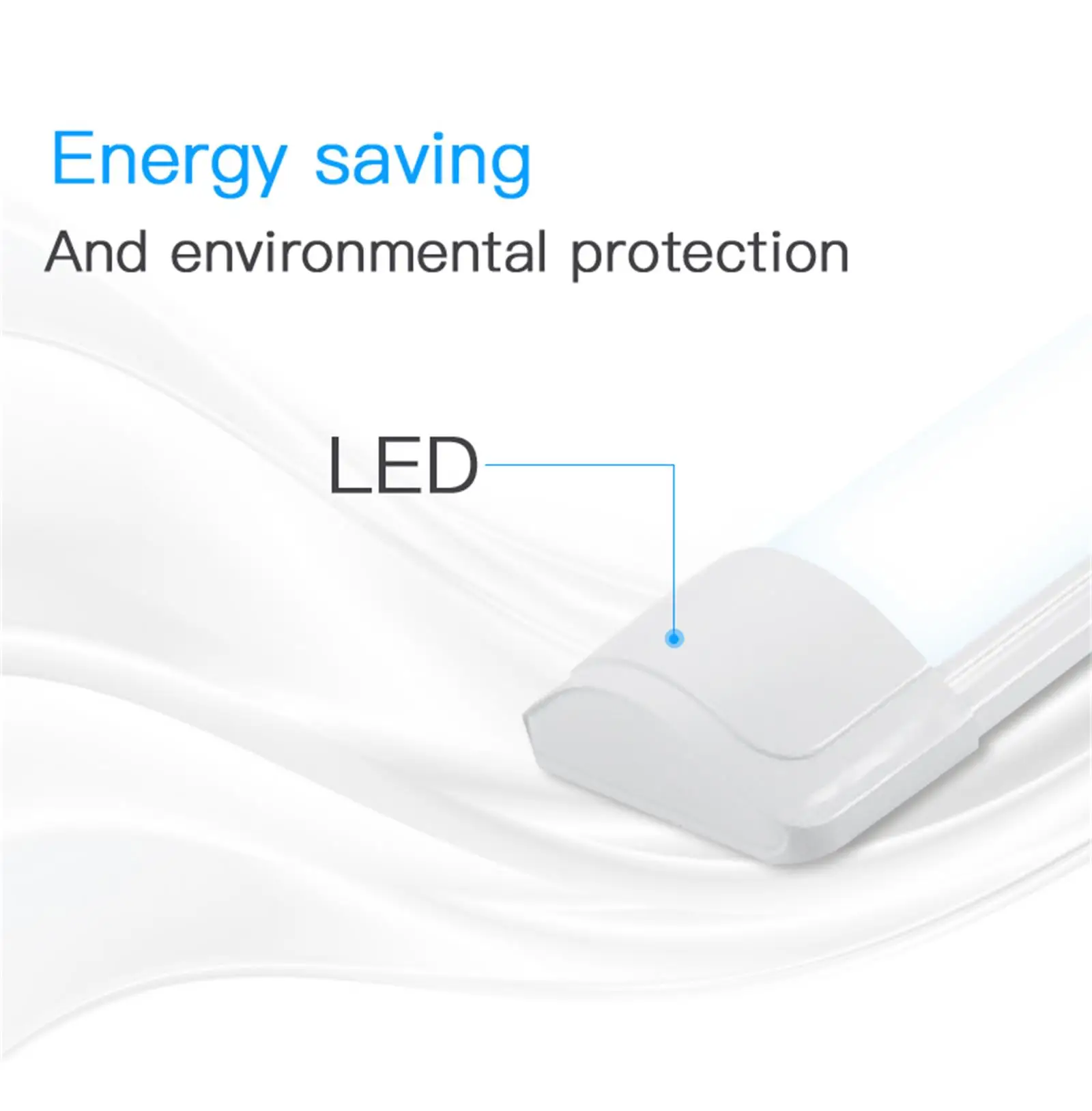 1.2M LED Tube Bar Fixture Super Bright 100W Utility LED Light Shop Store Light Ceiling Under Cabinet Light Garage
