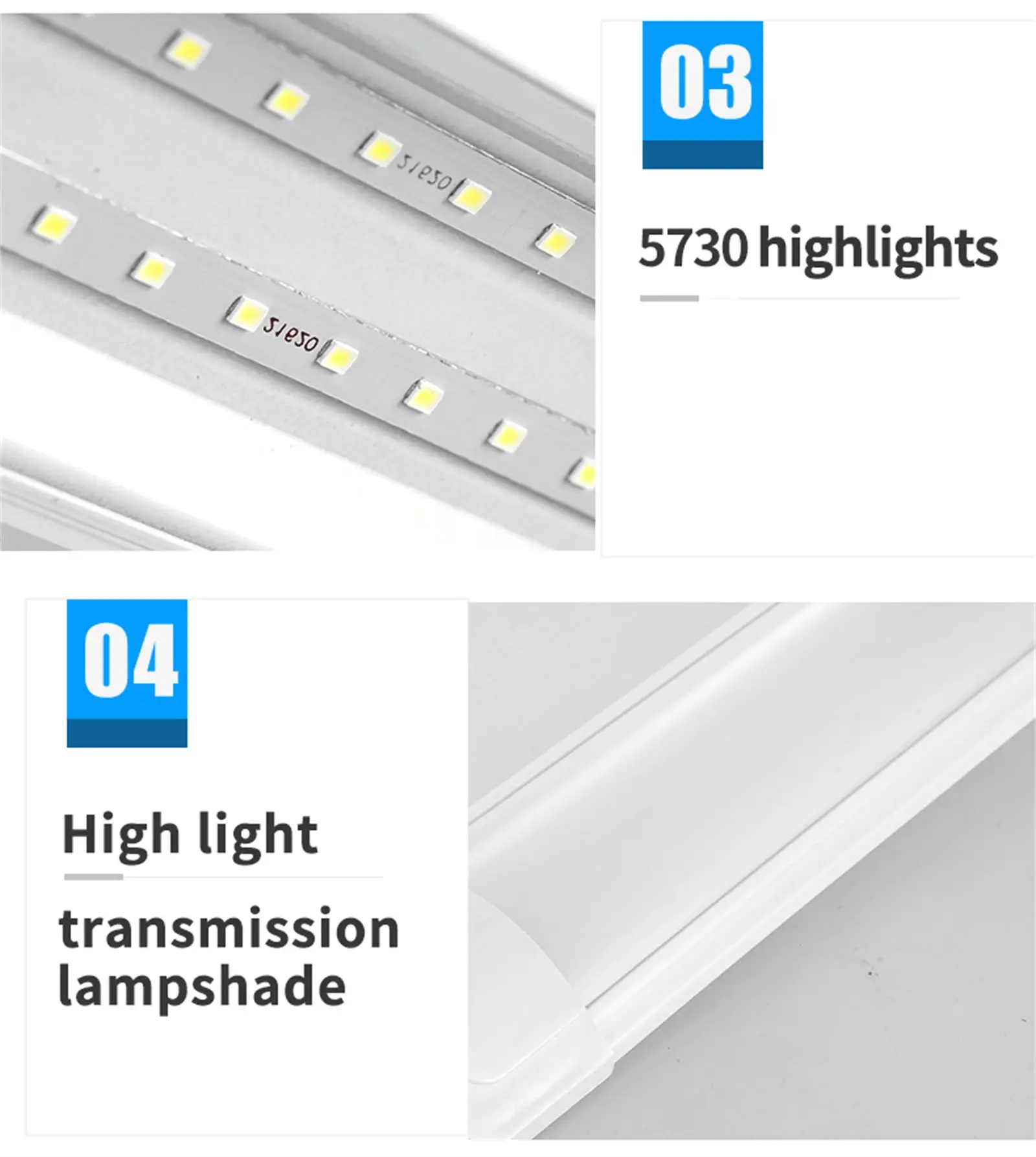 1.2M LED Tube Bar Fixture Super Bright 100W Utility LED Light Shop Store Light Ceiling Under Cabinet Light Garage