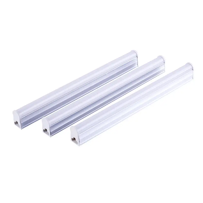 220V 110V LED Tube Lamp T5 6W 10W / T8 8W 12W Led Bulb PVC Plastic Fluorescent Integrated Lighting For Home Kitchen Wardrobe